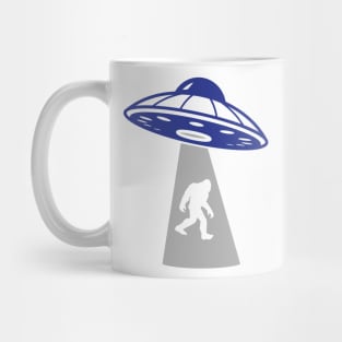 UFO Abducts Yeti Mug